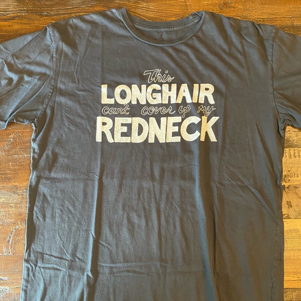 Longhair can’t cover my redneck tee